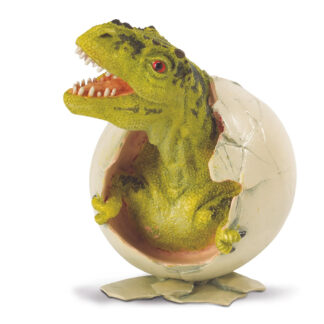 tiranosaurio saliendo del huevo