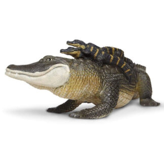 Aligator con crías